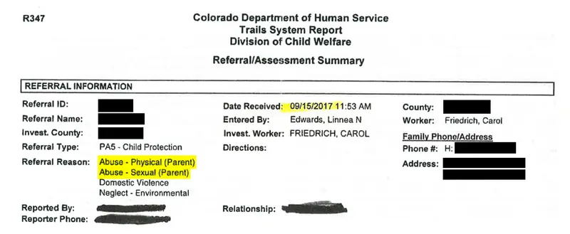20230807 parental alienation visual evidence serious concerns 1a