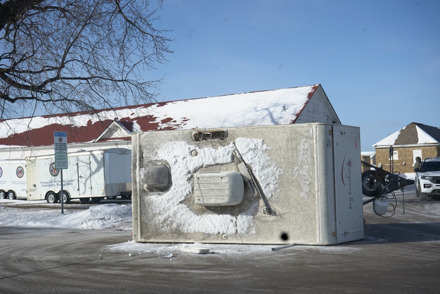 Protesters Blockade ICE Headquarters in Fort Snelling, Minnesota : Report from an Action during the General Strike in the Twin Cities 2 image