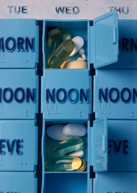 A North Carolina PFAS factory claims its emissions fell by 99.99%. A Guardian test reveals otherwise 4 A blue, daily medicine box with doses of medications and different pills