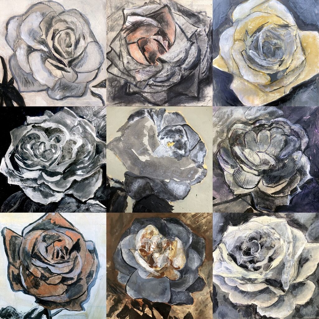 9 small rose paintings 2025 36 square 1024x1024 1