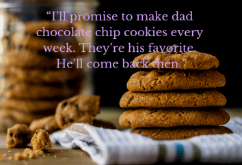 invōk.io petition & crowdfunding social platform - invōk.io petition & crowdfunding social platform for promising to make dad chocolate chip cookies every week to show he's his favorite and ensure he'll come back.|invōk.io petition & crowdfunding social platform - A crowdfunding social platform for the invōk.io petition aiming to make dad chocolate chip every week