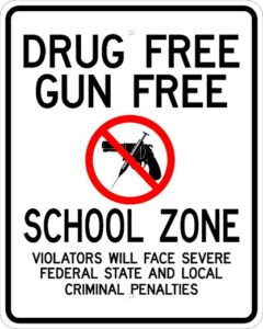 Sign reading 