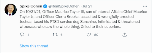 spike cohen tweet