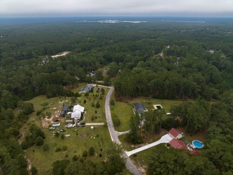 A North Carolina PFAS factory claims its emissions fell by 99.99%. A Guardian test reveals otherwise 1 Mike Watters’s home (left) is only a mile from Chemours/DuPont plant property on the horizon.