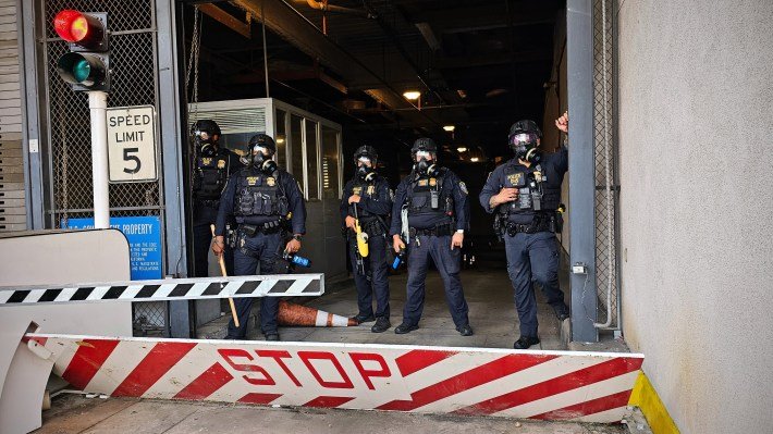 L.A. Police Cite ‘Anti-Homeless’ Law To Sweep Anti-ICE Camp Outside Federal Building 1 Refuse Fascism Featured Image Jun 6 2025 1