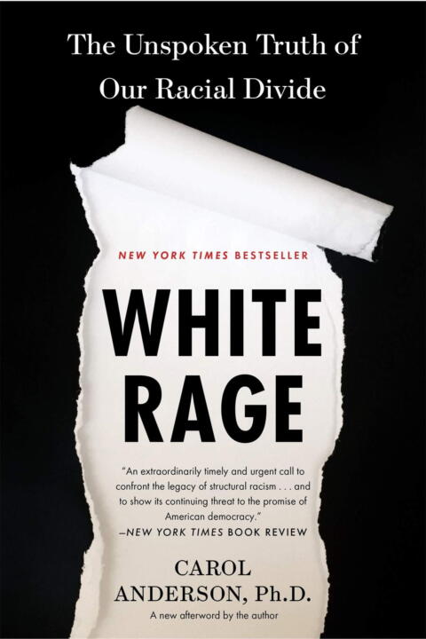 invōk.io petition & crowdfunding social platform - The invōk.io social platform features the cover of "White Rage" by Carol Anderson