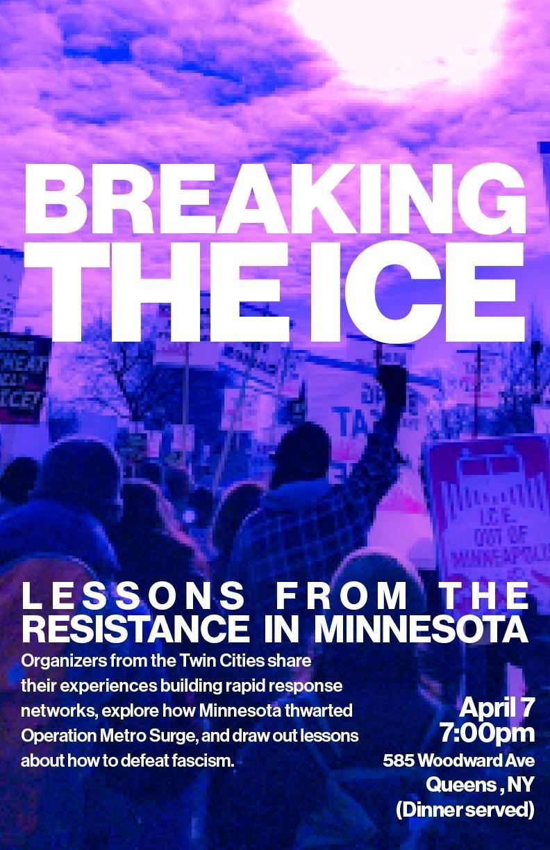 Breaking the ICE: Lessons from the Resistance in Minnesota : A Countrywide Speaking Tour 12 image