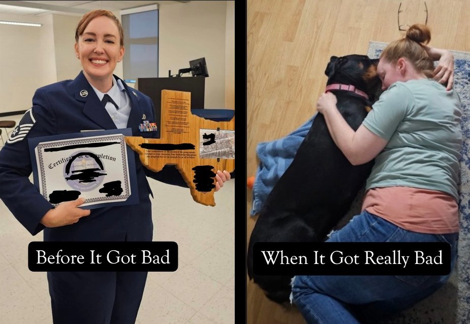 Not Serotonin Deficiency: A Veteran’s Story of Misdiagnosis and Medication Harm 1 Before After 2