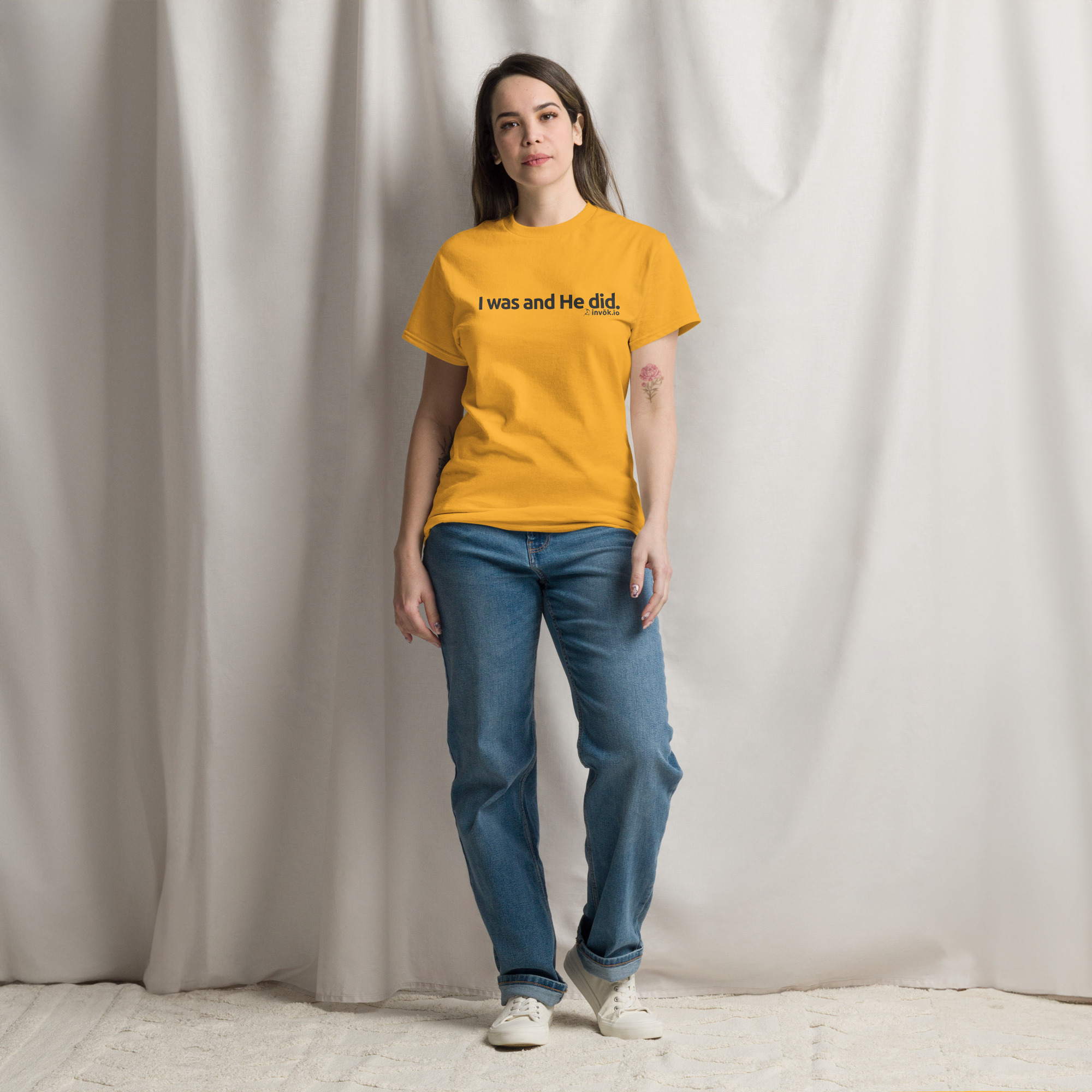 unisex-classic-tee-gold-front-6a3b5f18494cf.jpg